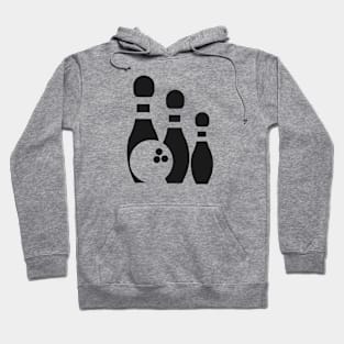 Bowling Icons Doodle Hoodie